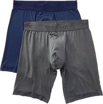 Tommy John Set Of 2 Second Skin 8In Boxer Brief