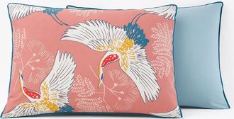 La Redoute Interieurs Kussensloop in perkalkatoen, Grues