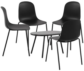 Clp Suite De 4 Plazas Veldin Negro