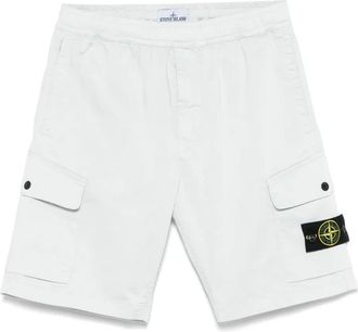Stone Island Jersey trainingsshorts - Blauw