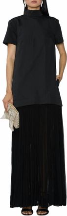 Staud Pia Maxi Dress In Black