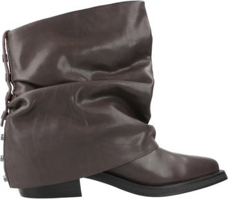 Ash Loren Enkellaarsjes - Dames - Cowboylaarzen - Bruin - 37 EU - Schoenen