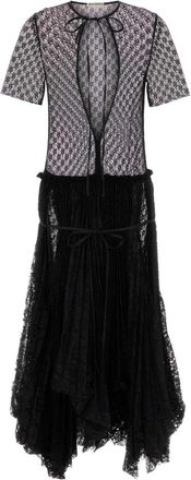 J.W.Anderson Jw Anderson Black Lace Long Dress