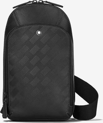 Montblanc Texturierte Leder-Umh&auml;ngetasche Extreme 3.0 Sling Black