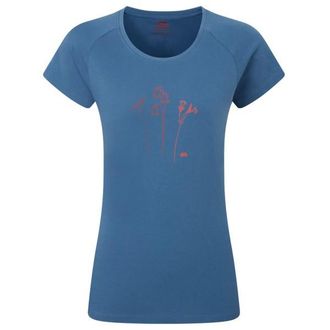Mountain Equipment Mountain Flower Tee T-Shirt f&uuml;r Damen | blau
