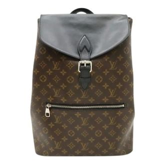 Louis Vuitton Pre-owned Monogram Macassar Backpack - - Pre-owned - Donna - Marrone - ONE SIZE
