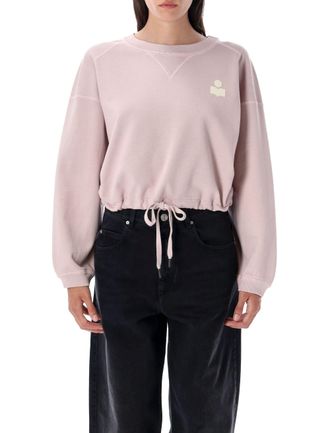 Isabel Marant Margo Soft Fleece Balloon Sleeve Top