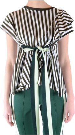 Golden Goose Stijlvolle Dames T-shirt Collectie - Dames - T-shirts - Wit - XS - Katoen - Tops
