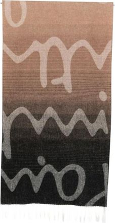 Paul Smith Bufanda de Lana con Logo - Accessories - Mujer - Beige - ONE SIZE