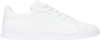 Ralph Lauren Schoenen - Heren - Sneakers - Wit - 46 EU - Leer - Schoenen