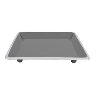 Foreside Home And Garden Square Shaped Trinket Tray Gray Metal at Nordstrom
