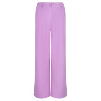Ydence Ydence - Pants Solange - Dames - Broeken - Paars - Maat: 2XL Poliester