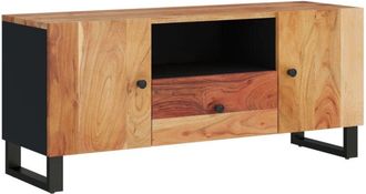 vidaXL Vidaxl - tv Cabinet 105x33.5x46 cm Solid Wood Acacia&Engineered Wood