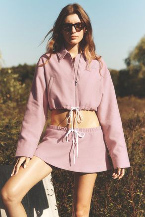 Alo | Low-Rise Fan Favorite Micro Skirt in Vintage Pink, Size: Medium