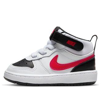 Nike (TD) Nike Court Borough Mid 2 White University Red CD7784-110
