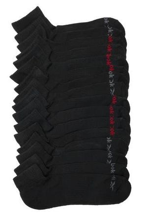Reebok 8-Pack Assorted Terry Quarter Socks in Black at Nordstrom Rack, Size 10-13