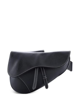 Dior Saddle Leather crossbody bag - women - Calf Leather - One Size - Black