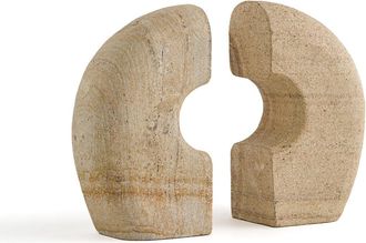 AM.PM Set van 2 boekensteunen, Sandsti