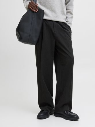 Jack & Jones Jogginghose JACK & JONES JPSTBILL DIEGO JOGGER NOOS, Herren, Gr. XS, N-Gr, dunkelgrau detail:minimal, Web, Obermaterial: 65% Polyester, 28% Viskose, 7