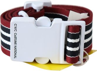 Costume National Gestreepte Katoenen Riem met Gesp