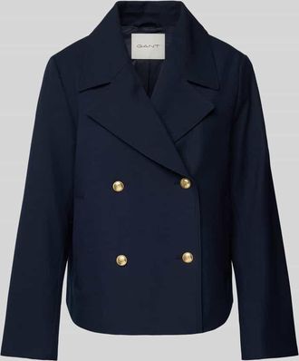 GANT Jacke mit Reverskragen in Marine, Gr&ouml;&szlig;e L