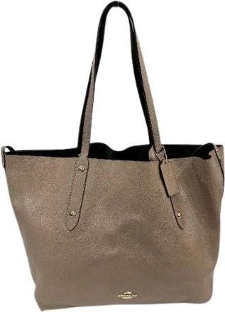 Coach Pre-owned Tote Bags, female, Brown, Size: ONE SIZE Pre-owned Leather Tote Bag