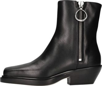 Dondup Schoenen, Dames, Zwart, 41 EU, Leer, Cowboy Enkellaarsjes