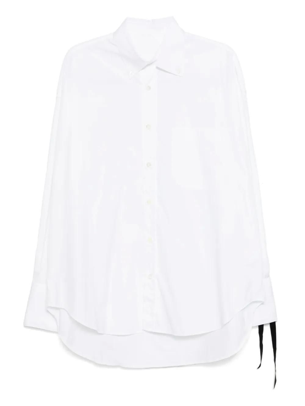 【関税込み】Marina Yee ホワイト デコンストラクト 長袖Tシャツ Marina Yee: White Clothing now up to −72% | Stylight