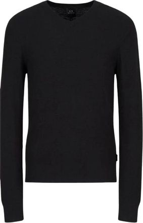 A|X Armani Exchange 6Lzm 2C1510 V-neck Knit - Heren - V-hals truien - Blauw - S - Truien & Vesten