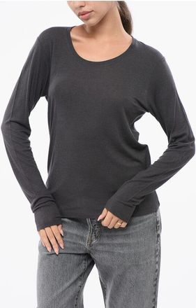 Loulou Studio Wool Blend AVA Crew-neck T-shirt size S