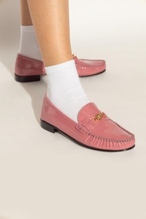 Versace Leather Shoes Type Loafers, Womens, Pink
