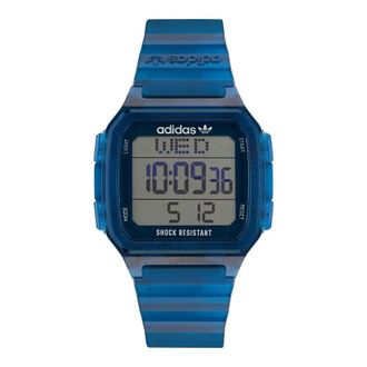 adidas Digital One GMT Horloge - Heren - Horloges - Blauw - ONE Size - Accessoires