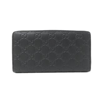Gucci Black Leather Long Wallet (Bi-Fold) (Pre-Owned)