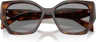 Prada Sunglasses, female, Brown, Size: 55 MM Symbole Sunglasses