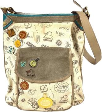 Loewe Pre-owned Cross Body Bags, female, Multicolor, Size: ONE SIZE Pre-owned Pochette Shoulder Bag