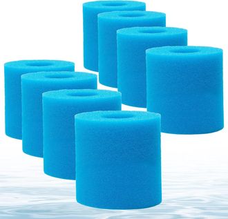 OEM Cartouche Filtre Piscine - &Eacute;ponge Filtrante Type H - Compatible Pompe Filtration H - 8 Pi&egrave;ces