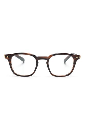 Yohji Yamamoto Occhiali squadrati - Marrone