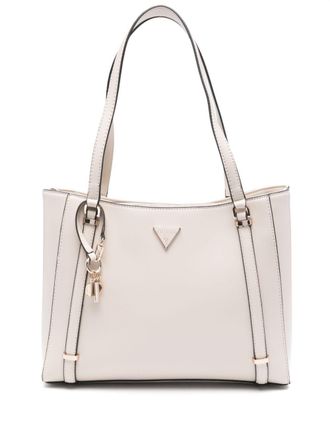 Guess Co Daryna tote bag - women - Cotton/Polyurethane/Polyester - One Size - Neutrals
