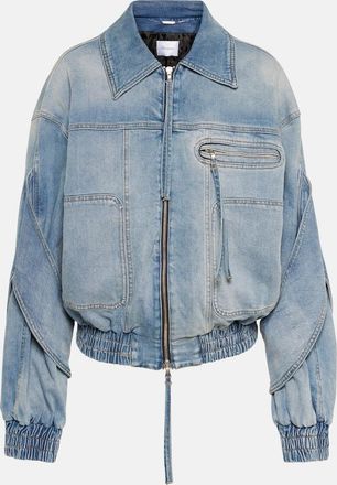 Blumarine Denim bomber jacket