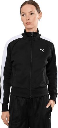 Puma T7 Always On Short Track Jacket Womens Coat Puma Black : LG, Cotton/Polyester