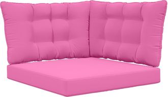 vidaXL Coj&iacute;n Para Sof&aacute; De Exterior Poli&eacute;ster Rosa 68,5 X 68,5 Cm Vidaxl