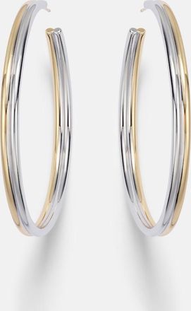 Jennifer Fisher Thread 10kt gold-plated hoop earrings