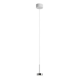 Rossini Illuminazione Hole Sospensione Led 7w 38&deg; 3000k Cri90 In Alluminio Bianco/cromo, Lampada A Sospensione Per Illuminazione DAccento - Rossini Group