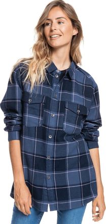 Roxy Womens Turn It Up Check Flannel Shirt