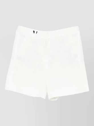 Max Mara tailored shorts belt loops and pockets