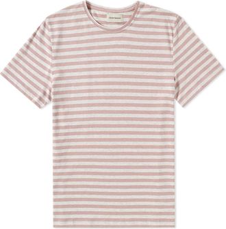 Oliver Spencer Conduit Tee in Capri Pink Size XL