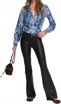 Heartloom Soft Faux Leather Pants In Black