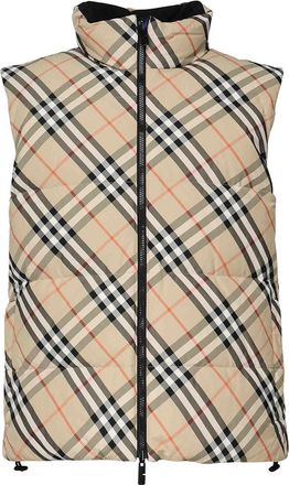 Burberry Plaid Padded Vest