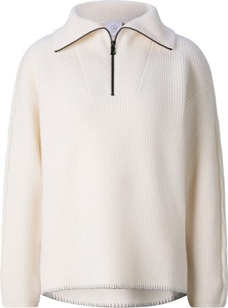 Bogner Larissa Virgin Wool Troyer for women - Off-White - 34