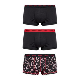 Diesel Bottoms, male, Black, Size: 2XL Damien-Gft-Utlt-3Pack Boxer Briefs Three-Pack